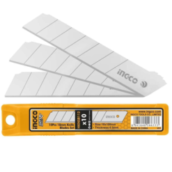 Ingco - Snap-Off Knife Blades Set - 10 Piece (18 mm x 100mm) - Image 1