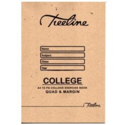 Treeline - Exercise Book A4 72 pg Quad And Margin - Image 1