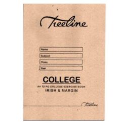 Treeline - Exercise Books A4 72pg Irish & Margin , Pack 20 - Image 1