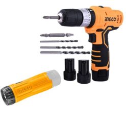 Ingco - Lithium Ion Impact Drill + Flashlight Combo - Image 1