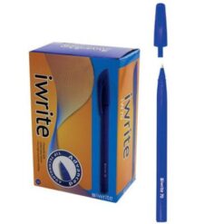 iWrite - Ballpoint Pens Box of 50 , Blue - Image 1