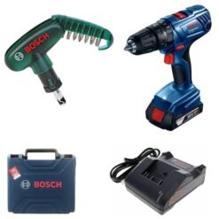 Bosch - Cordless Combo Drill Kit (GSB 180-LI) + Screwdriver Bit Set (10 Pc) - Image 1