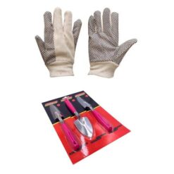 Matsafe - Grip Garden Gloves(1 Pair) and Mini Garden Tool Set (3 Piece) - Image 1