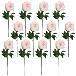 Toolhome Blossoms - Closed Peony - Baby Pink (Pack of 12 Stems) - 47cm - Image 1