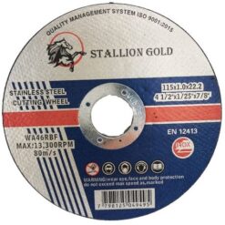 Stallion -Stainless Steel Cutting Wheel Disc, (115mm) x (1.0mm) Pack of 5 - Image 1