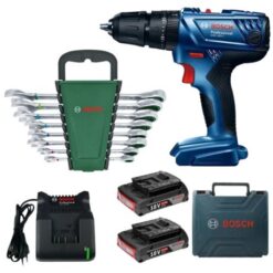 Bosch - GSB 180-LI Cordless Impact Drill with Combination Wrench Set - 8pc - Image 1