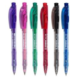 Stabilo Liner Click Ballpoint Pens (Pack of 6) - Image 2