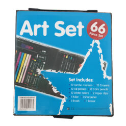 Arts and Crafts Markers, Pencils & Pastels Set - 66 Piece - Image 1