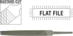 File AFile Flat Bastard 100mm - Image 1