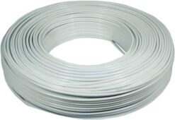 Elec Mts Wire Surface Flat Wht 2.5x100m - Image 1