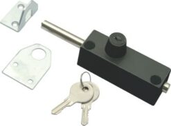 Mackie Lock Patio Door Black 53947 - Image 1