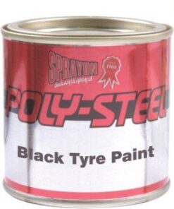 Sprayon Tyre Paint Black 250ml - Image 1