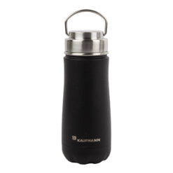 Kaufmann 470ml Traveller Flask - Black - Image 1