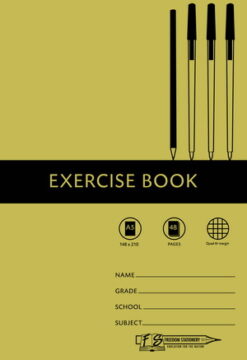 Freedom Stationery 48 Page A5 Q&M Exercise Book (25 Pack) - Image 1