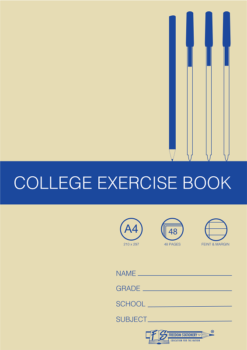 Freedom Stationery 48 Page A4 F&M College Exercise Book (25 Pack) - Image 1