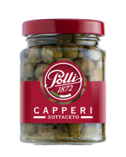 Polli - Capers in Wine Vinegar - 12X100G - Image 1