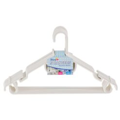 Disa - Clothes Hangers - Household Accessories - Plastic - White - 5 Pack - Image 1