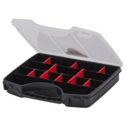 Pride - Organiser Tool Box 38cm - Black/Red - Pack of 6 - Image 1