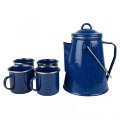 Lk Coffee Percolator Set 5 Piece Enamel - Image 1