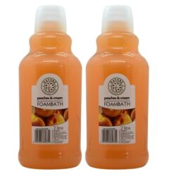 Nature Collection - Foambath Body Wash Gel 2L - Peaches & Cream- Pack of 2 - Image 1