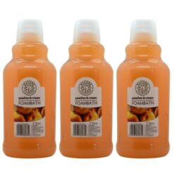 Nature Collection - Foambath Body Wash Gel 2L - Peaches & Cream- Pack of 3 - Image 1