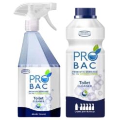 Probac - Toilet Cleaner 750ml Sprayer and 1L Concentrated Refill Bottle - Image 1