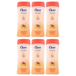 Clere - Body Lotion 400ml - Tropical Fruits - Pack of 6 - Image 1