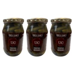 Uncle Cam's - Cocktail Gherkins / Dill Gherkins Whole 410g - Pack of 3 - Image 1