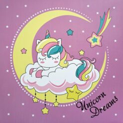 Unicorn Wall Canvas - Home Decor for Little Kids - 30cm x 30cm - Image 1