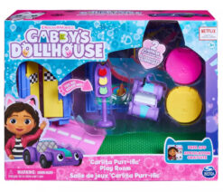 Gabby's Dollhouse Deluxe Room - Purr-Ific Play Room Playset with Carlita Figure - Image 1