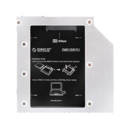 Orico 7 & 9.5mm Aluminum Alloy Internal Hard Drive Caddy for Laptops - Image 1