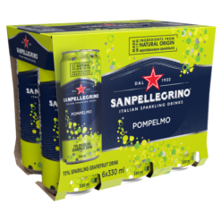 Sanpellegrino Pompelmo Italian Sparkling Drink 6x330ml - Image 1