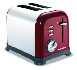 Morphy Richards - 2 Slice Accents Toaster - Burgundy - Image 1