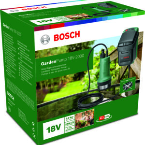 Bosch – GardenPump 18V-2000 – Unit only