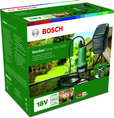 Bosch – GardenPump 18V-2000 – Unit only