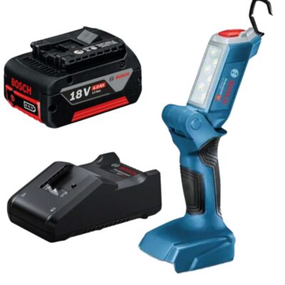 Bosch – Professional Cordless Jobsite Light with (4.0Ah) Battery and Charger