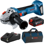 Bosch – Professional Cordless Angle Grinder (GWS 18V-8) Kit with Tool Bag