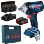 Bosch – Cordless Impact Wrench with 5.0Ah Battery, Charger & 9Pc Socket Set