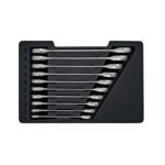 Bosch 10Piece Ratchet Spanner Set Satin Grey