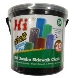 Hi Chalk – Jumbo Sidewalk Chalk – 20 Pieces