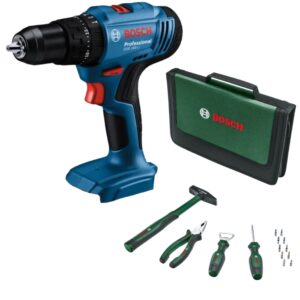 Bosch – Cordless Impact Drill – Tool Only with 14Piece Hand Tool Set