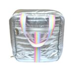 Colour Me – Lunch Bag with Silver Rainbow Handles