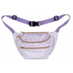 Colour Me – Moon Bag – Purple Checked