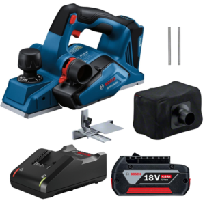 Bosch – Cordless Planer (GHO 185-LI) with 4.0Ah Battery and Charger