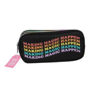 Colour Me Pencil Bag – Quotes Design 22cm – Black