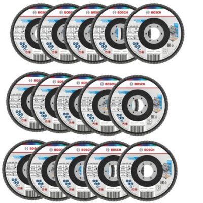 Bosch – Flap Disc X451 115mm T27 G40 – (Pack of 15)