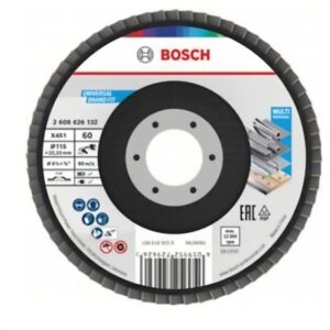 Bosch – Flap Disc (X451 – 115mm – T27) G60 – 1 Per Pack