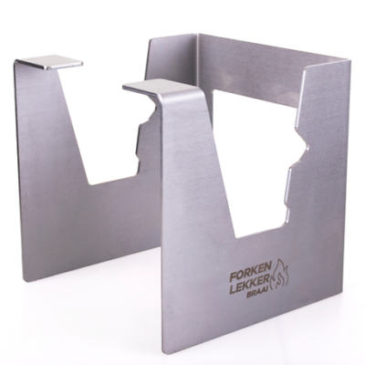 Forken Lekker Braai – Braai Rib Stand/Grid Stand Stainless Steel – 200mm