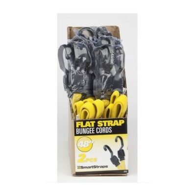 SmartStraps – Flatstrap Bungee Cords – Yellow – Set of 2