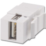 Lindy USB A to B Snap In Keystone